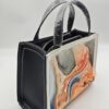 Color-Block Abstract Art Handbag