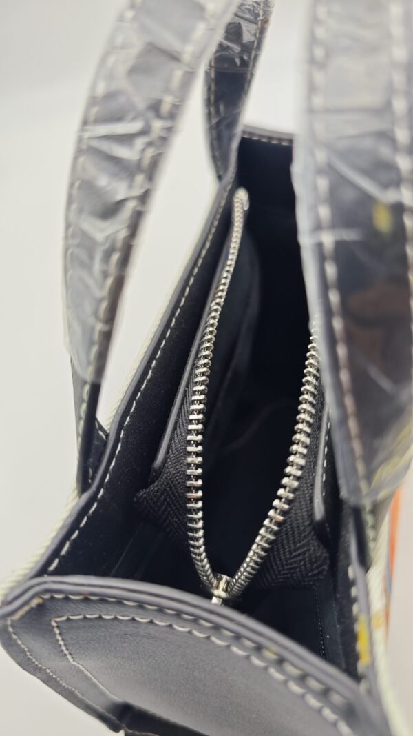 Color-Block Abstract Art Handbag