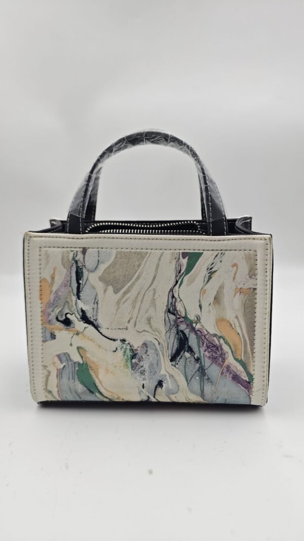 Soft Mist Abstract Print Handbag from Monet's Garden