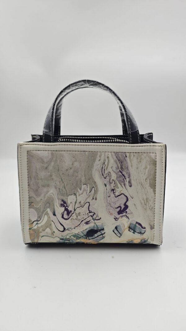 Soft Mist Abstract Print Handbag from Monet's Garden