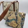 Mother-and-Child Bag Set with Beach Tide & Shell Texture