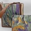 Mother-and-Child Bag Set with Twilight Iris Field Print